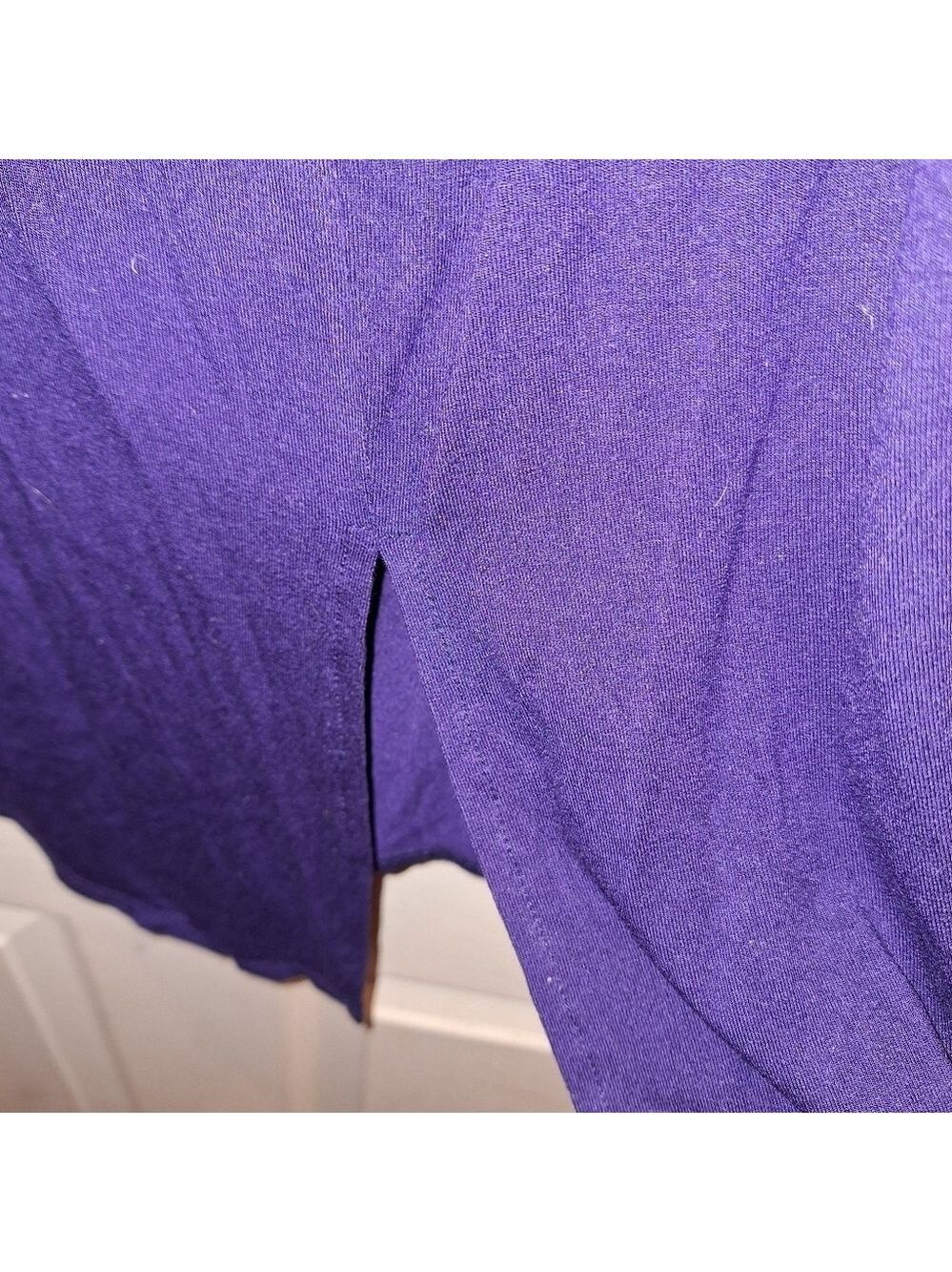 Kiyonna Blue Plus Size Flowy Top Women's - Picture 6 of 7